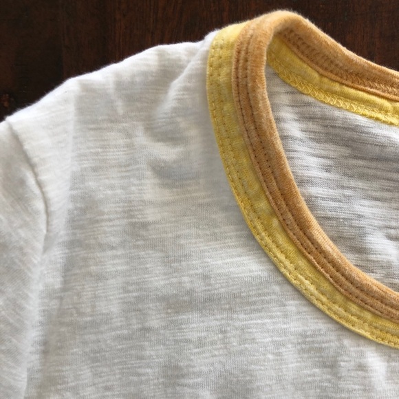 No Less Than Yellow Ribbed Tee - Picture 2 of 6